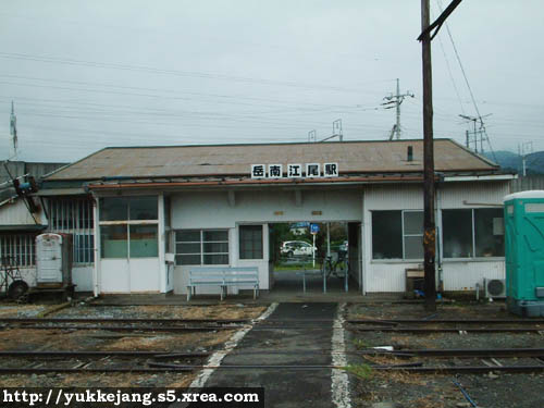 岳南鉄道 - 岳南江尾駅駅舎