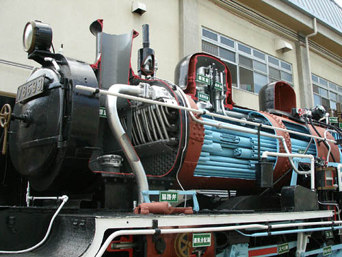 8600型蒸気機関車 - SLの車体構造