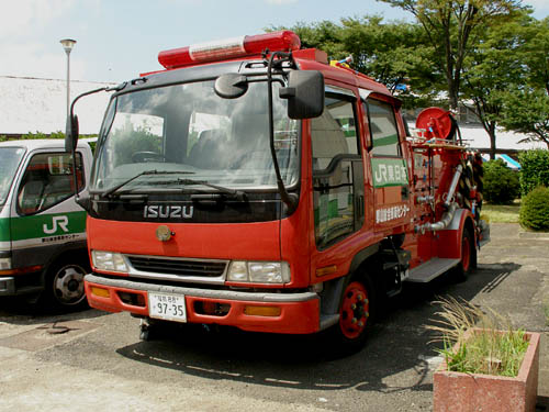 郡山総合車両センターの消防車